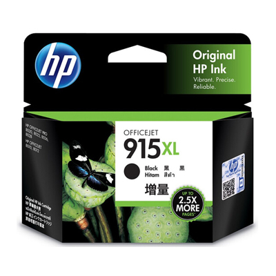 HP 3YM22AA (NO. 915XL) BLACK INK CARTRIDGE 101072520