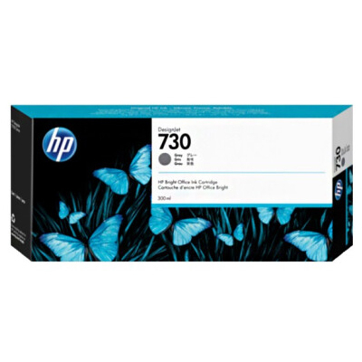 HP 3ED50A (P2V72A) (NO.730B) 300ML GRAY INK CART 101072527