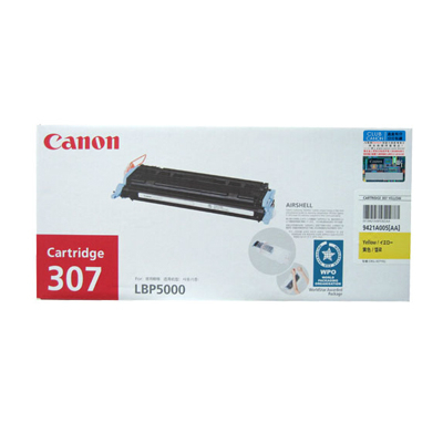 CANON CRG-307Y YELLOW 黃色 碳粉盒 FOR LBP-5000/5100 102031056