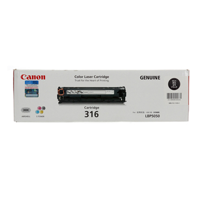 CANON   316BK BLACK黑色FOR LBP5050N 102031066