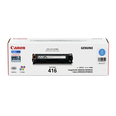 CANON 碳粉盒  416C CYAN 藍色   MF8050CN 102031076