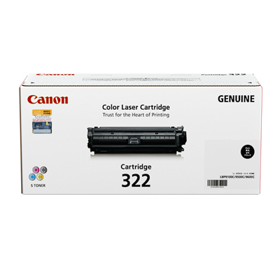 CANON 碳粉盒  322BK BLACK黑色   LBP9100CDN 102031093