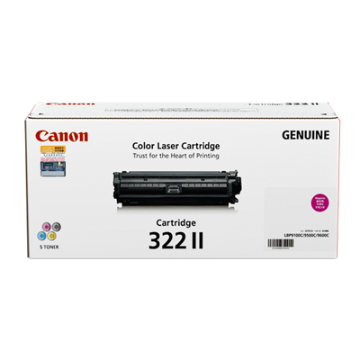 CANON 碳粉盒 322M II MAGENTA 洋紅 洋紅 LBP9100CDN 102031102