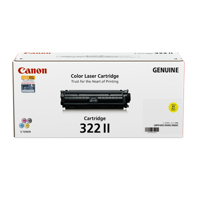 CANON 碳粉盒 322Y II YELLOW 黃色   LBP9100CDN 102031103