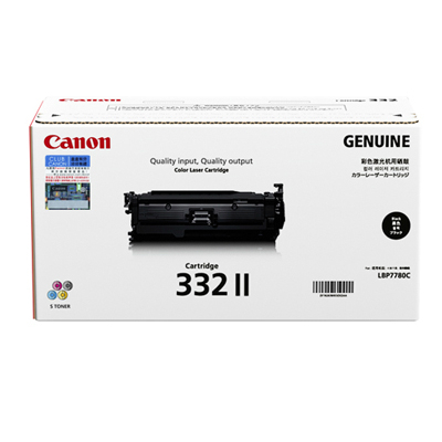 CANON 碳粉盒 332 II BLACK黑色   LBP7780CX     6264B003AA01 102031156