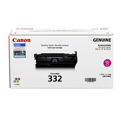 CANON 碳粉盒 332 MAGENTA 洋紅 洋紅 LBP7780CX     6261B003AA01 102031154