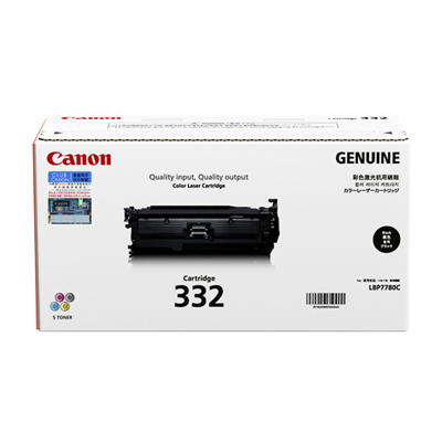 CANON 碳粉盒 332 BLACK黑色   LBP7780CX     6263B003AA01 102031152