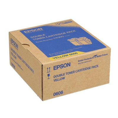 EPSON S050606 YELLOW 黃色 碳粉盒   AL-C9300N (DOUBLE PACK) 102052141