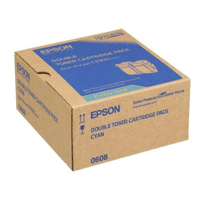 EPSON S050608 CYAN 藍色 碳粉盒   AL-C9300N (DOUBLE PACK) 102052143