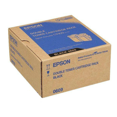 EPSON S050609 BLACK黑色 碳粉盒   AL-C9300N (DOUBLE PACK) 102052144
