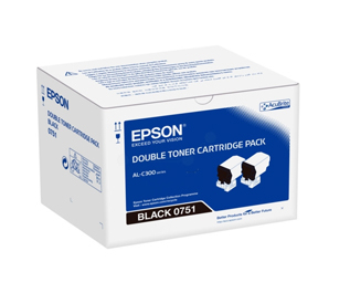 EPSON C13S050751 DOUBLE BLACK黑色 碳粉盒     C300N 102052169