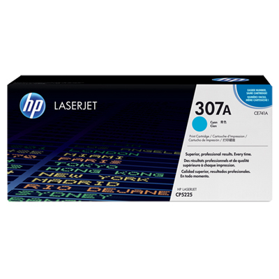 HP CE741A #307A CYAN 藍色 碳粉盒   CP5225  (7.3K) 102072168