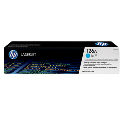 HP CE311A #126A CYAN 藍色 碳粉盒   CP1025 (1K) 102072184