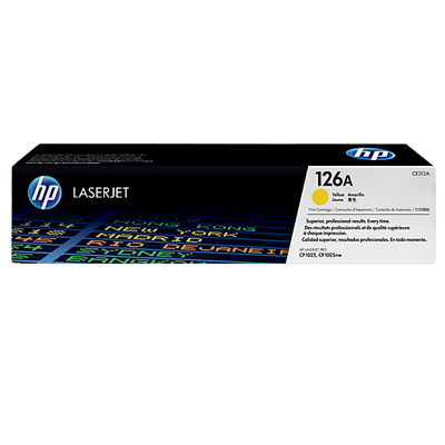 HP CE312A #126A YELLOW 黃色 碳粉盒   CP1025 (1K) 102072185
