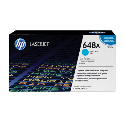 HP CE261A #648A CYAN 藍色 碳粉盒   CP4025/4525 (11K) 102072180