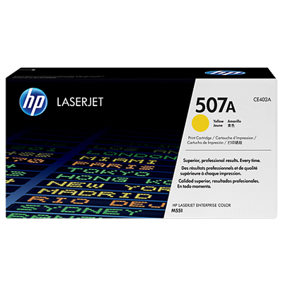 HP CE402A (NO.507A) YELLOW 黃色 碳粉盒   LJ 500/M551 (6K) 102072195