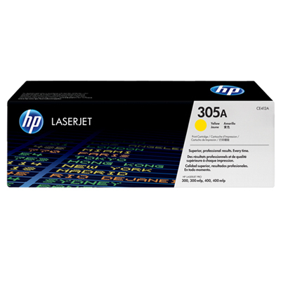 HP CE412A #305A YELLOW 黃色 碳粉盒   M351/M451/M375/M475/M451 (2.6K) 102072202