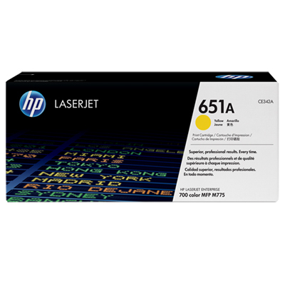 HP CE342A #651A YELLOW 黃色 碳粉盒   MFP775 (16K) 102072219