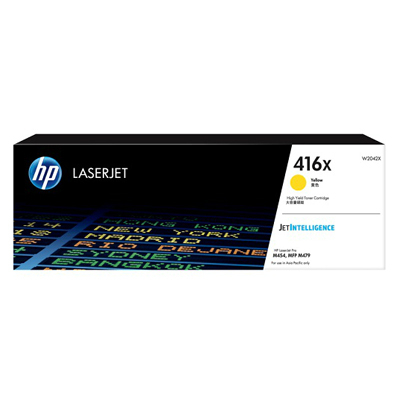 HP W2042X #416X YELLOW 黃色 鐳射打印機 碳粉盒     M454/M479 (6000 PAGES) 102072381