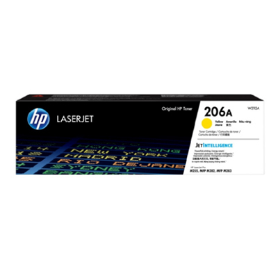 HP W2112A #206A YELLOW 黃色 碳粉盒     M255/M283 (1,250 PAGES) 102072401
