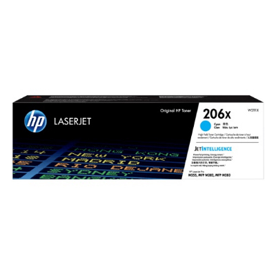 HP W2111X #206X HIGH YIELD CYAN 藍色 ORIGINAL 鐳射打印機 碳粉盒   (2,450PAGES) 102072404