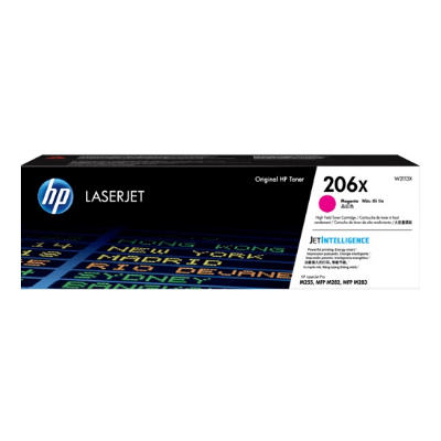 HP W2113X #206X HIGH YIELD MAGENTA 洋紅 ORIGINAL 鐳射打印機 碳粉盒   (2,450PAGES) 102072406