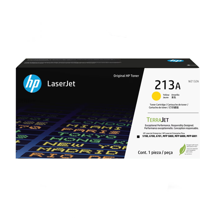 HP W2132A #213A YELLOW 黃色 碳粉盒   (3000 PAGES) 102072453