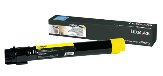 LEXMARK C950X2YG C950 YELLOW 黃色 EXTRA HIGH YIELD 碳粉盒 (22K) 102095194