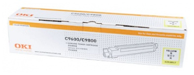 OKI 42918917 YELLOW 黃色 碳粉盒   C9600/C9650/C9800 (15K) 102127037