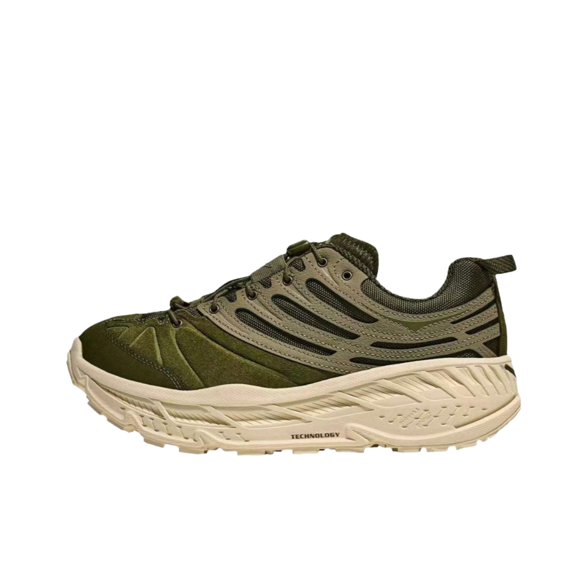 HOKA U STINSON EVO OG TP MOSS GREEN / WILD MUSHROOM 1166450 MRNW