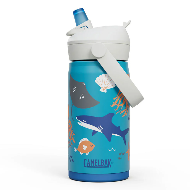 Camelbak Flip Straw兒童吸管不鏽鋼保溫瓶(保冰) - 海洋世界