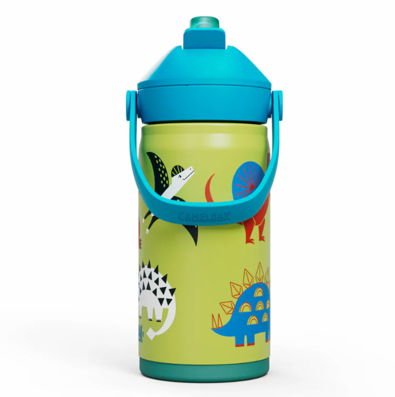Camelbak Flip Straw兒童吸管不鏽鋼保溫瓶(保冰) - 恐龍聚會