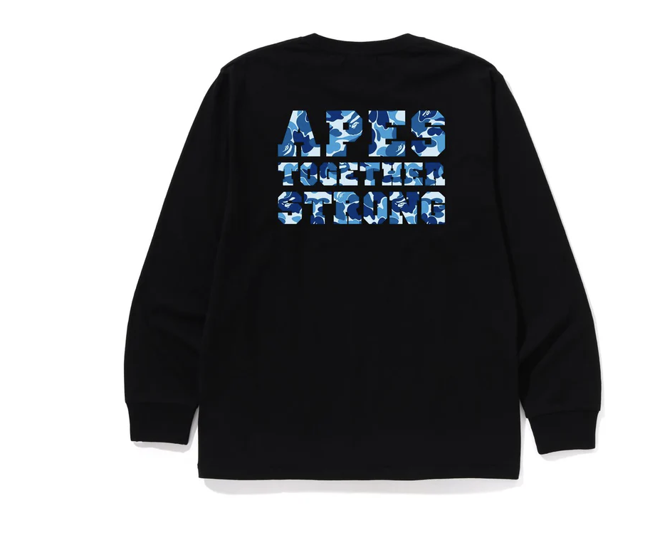 【BAPE男生】0110 發售 ABC CAMO COLLEGE ATS LS TEE