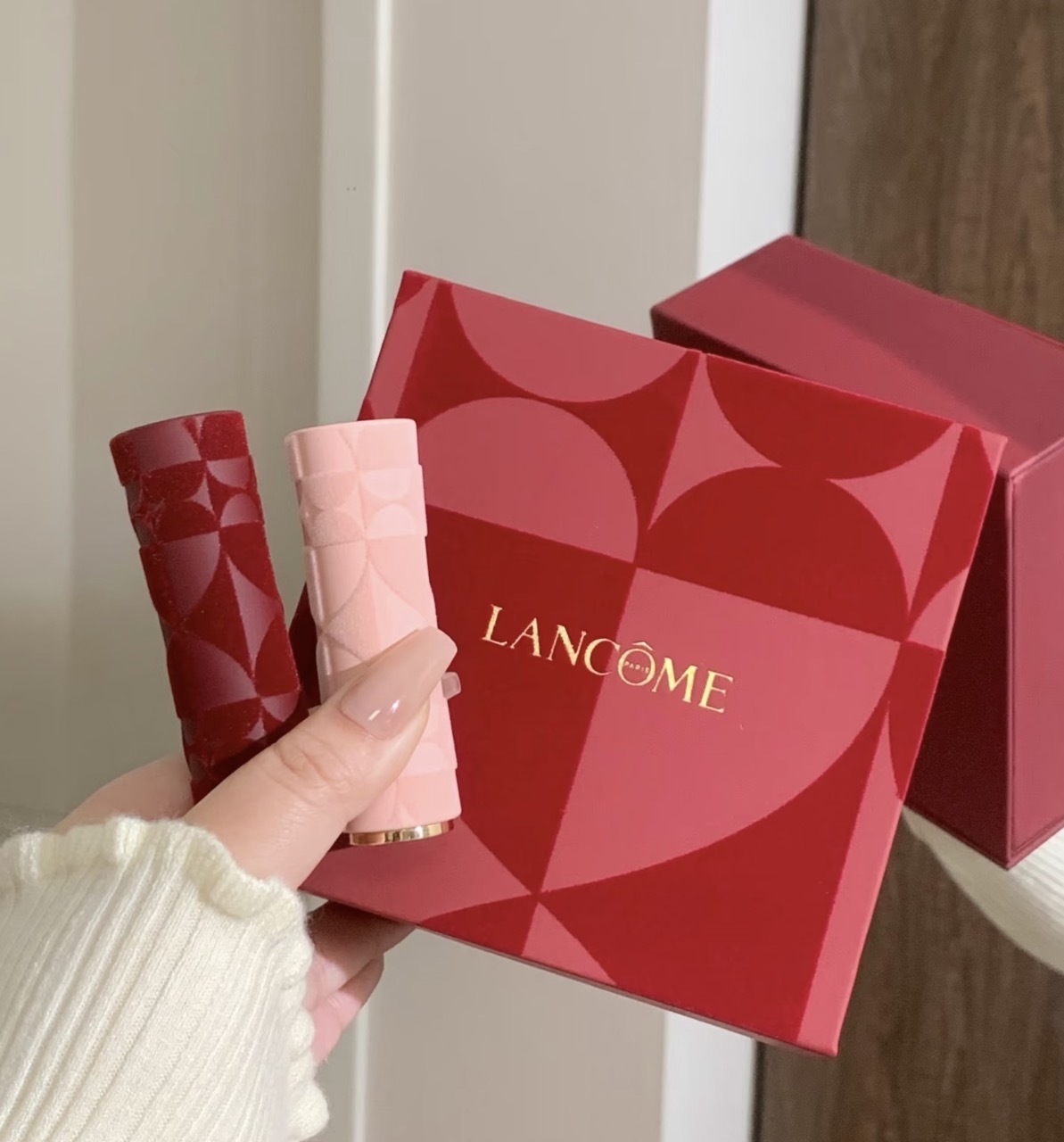 Lancôme 蘭蔻 2026情人節限定 啞光絲絨唇膏 禮盒組
