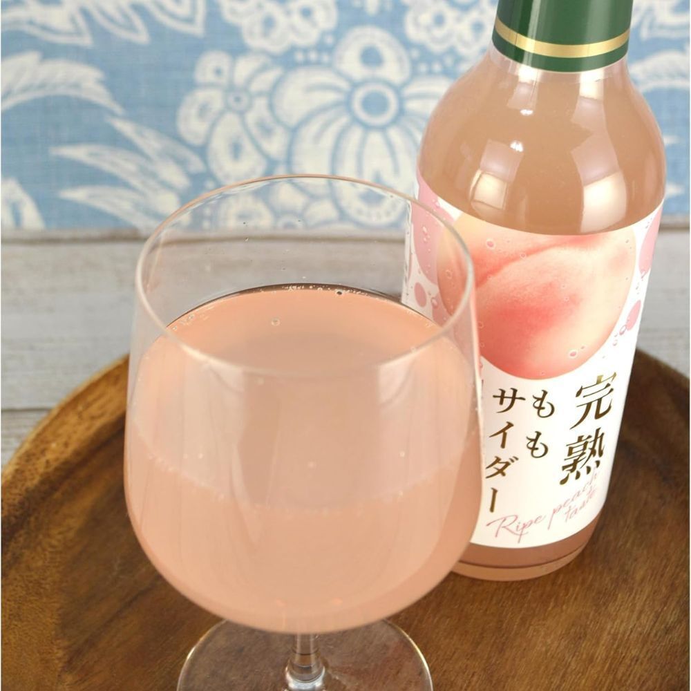 【原箱20支裝】完熟水蜜桃梳打汽水 果汁梳打 240ml 日本直送 此日期前最佳：2027/7/5
