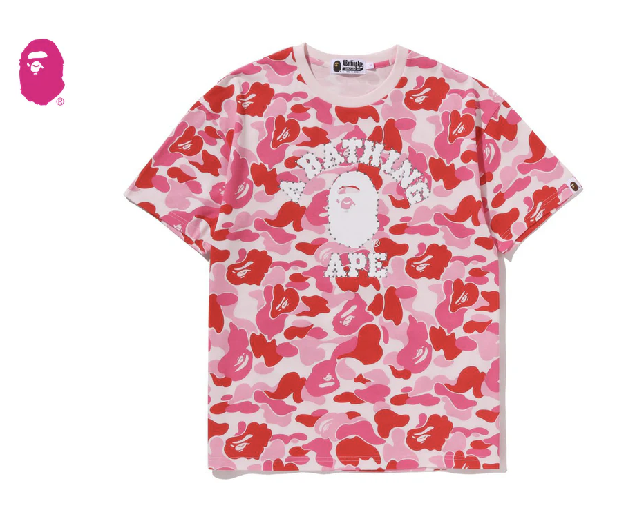 【BAPE女生】0110 發售 寬版水鑽ABC CAMO CRYSTAL STONE OVERSIZED TEE