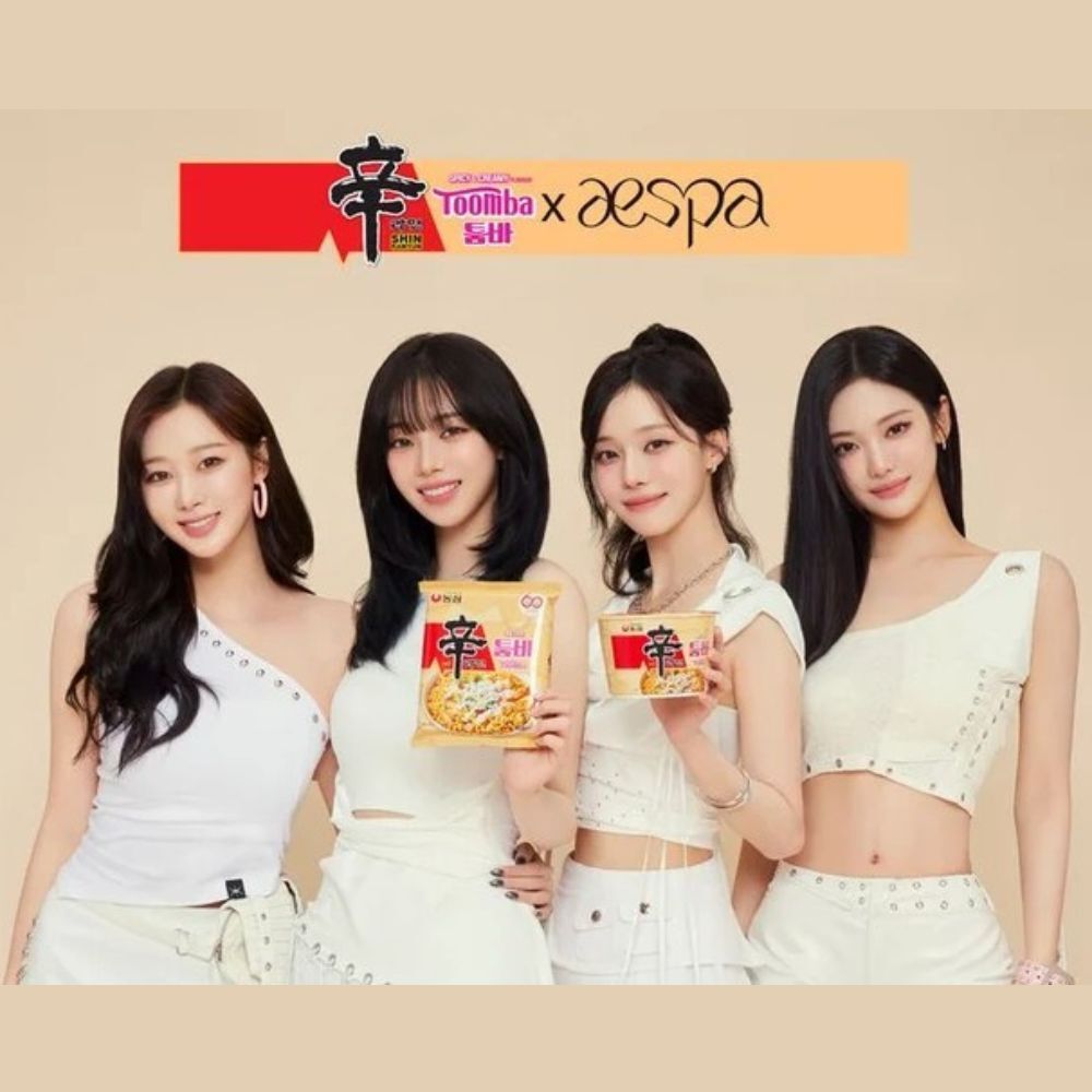 韓國 農心 辛炒麵 辣白醬 大碗麵 113g aespa聯名款