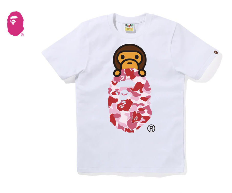 【BAPE女生】0110 發售 ABC CAMO MILO ON APE HEAD TEE