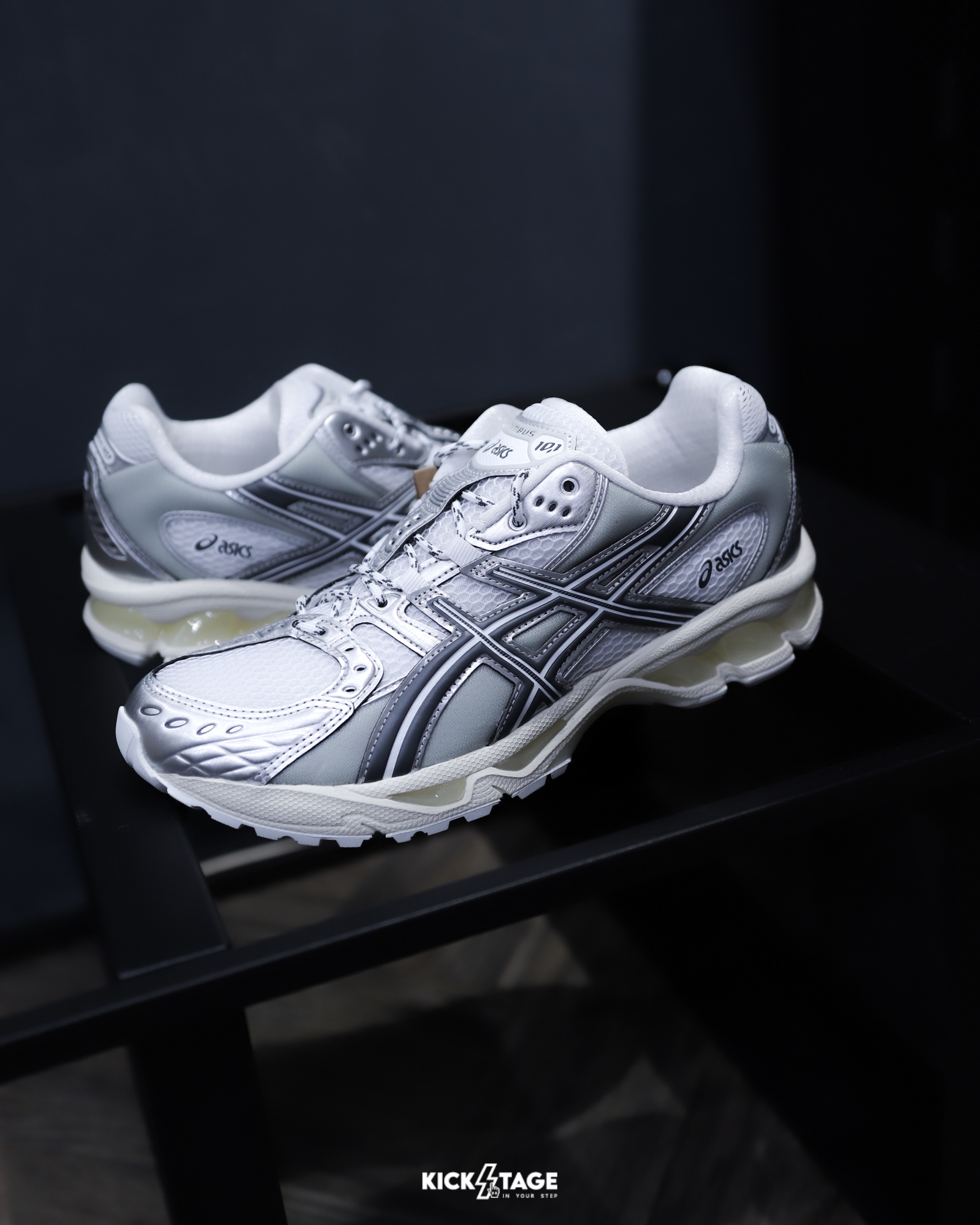 男女鞋 ASICS GEL-NIMBUS 10.1 灰銀黑 緩震 支撐 網眼 透氣 運動 休閒鞋【1203A820-100】