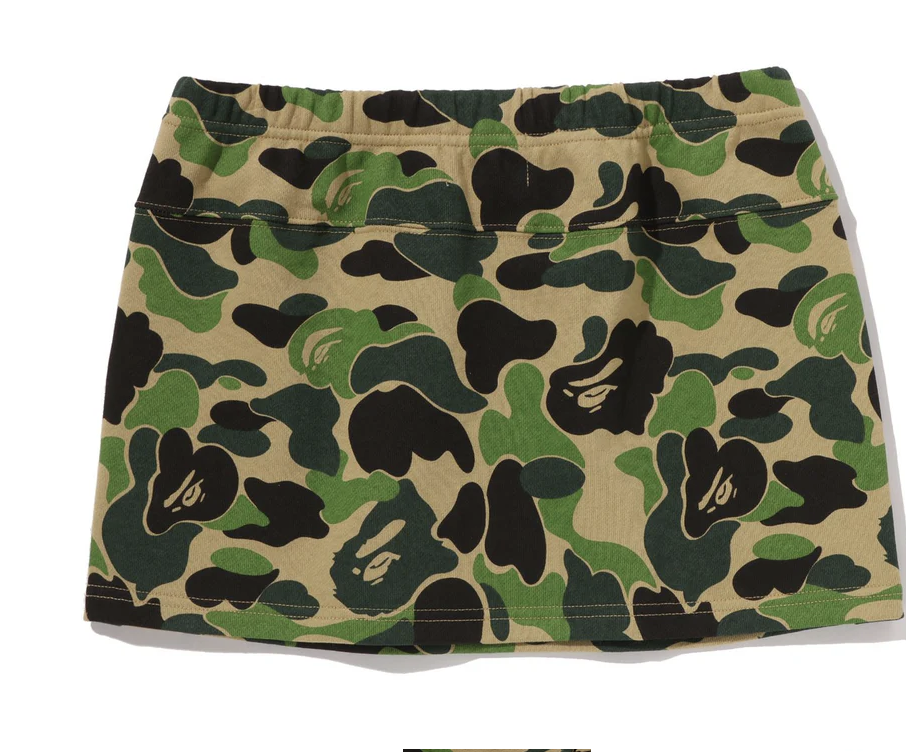【BAPE女生】0110 發售 短裙 ABC CAMO SWEAT SKIRT