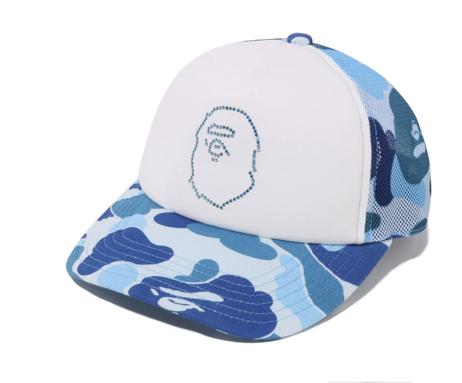 【BAPE女生】0110 發售 ABC CAMO CRYSTAL STONE MESH CAP