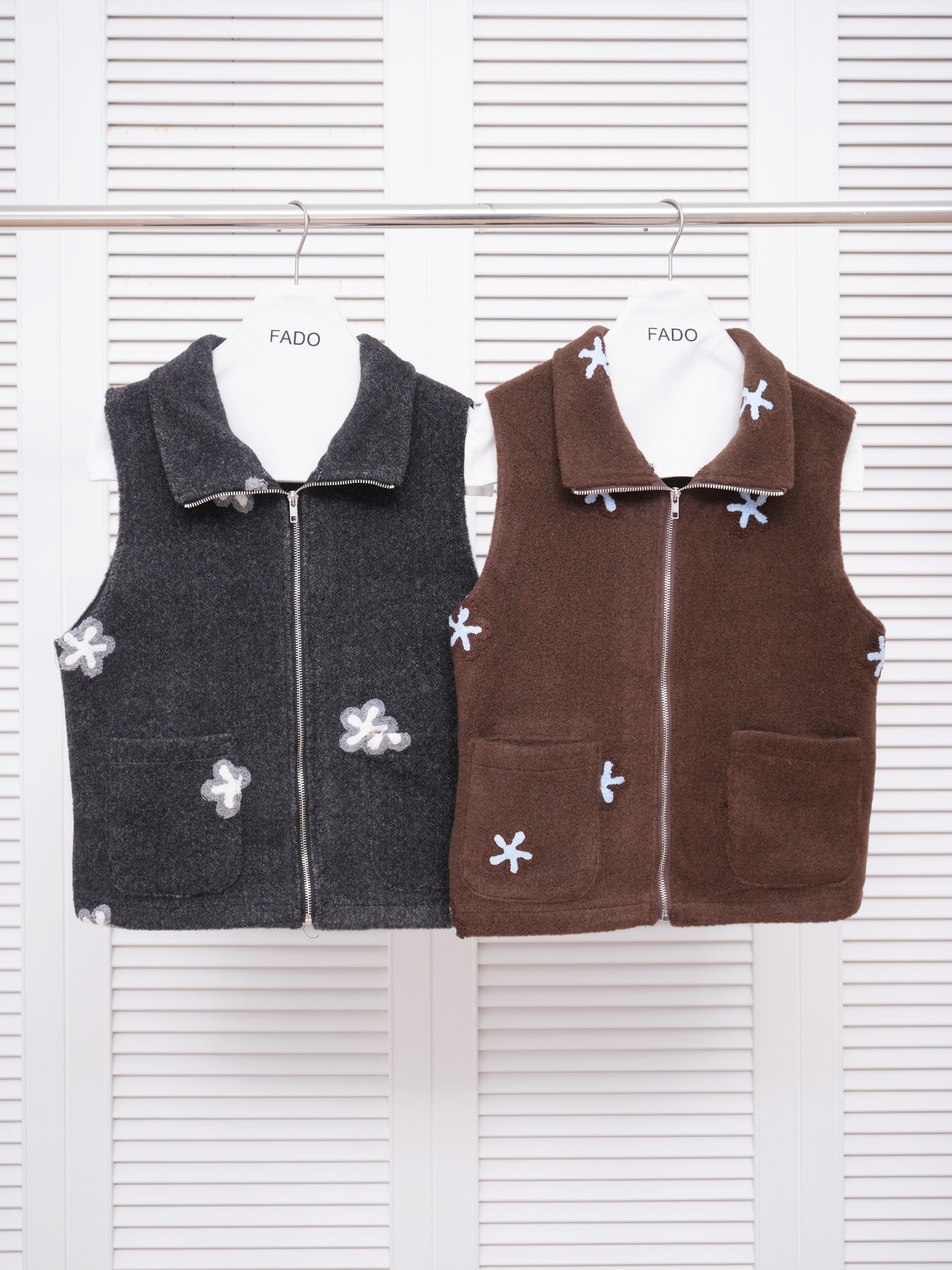 法朵Fado shop｜海星毛呢絨背心 8994003  三色