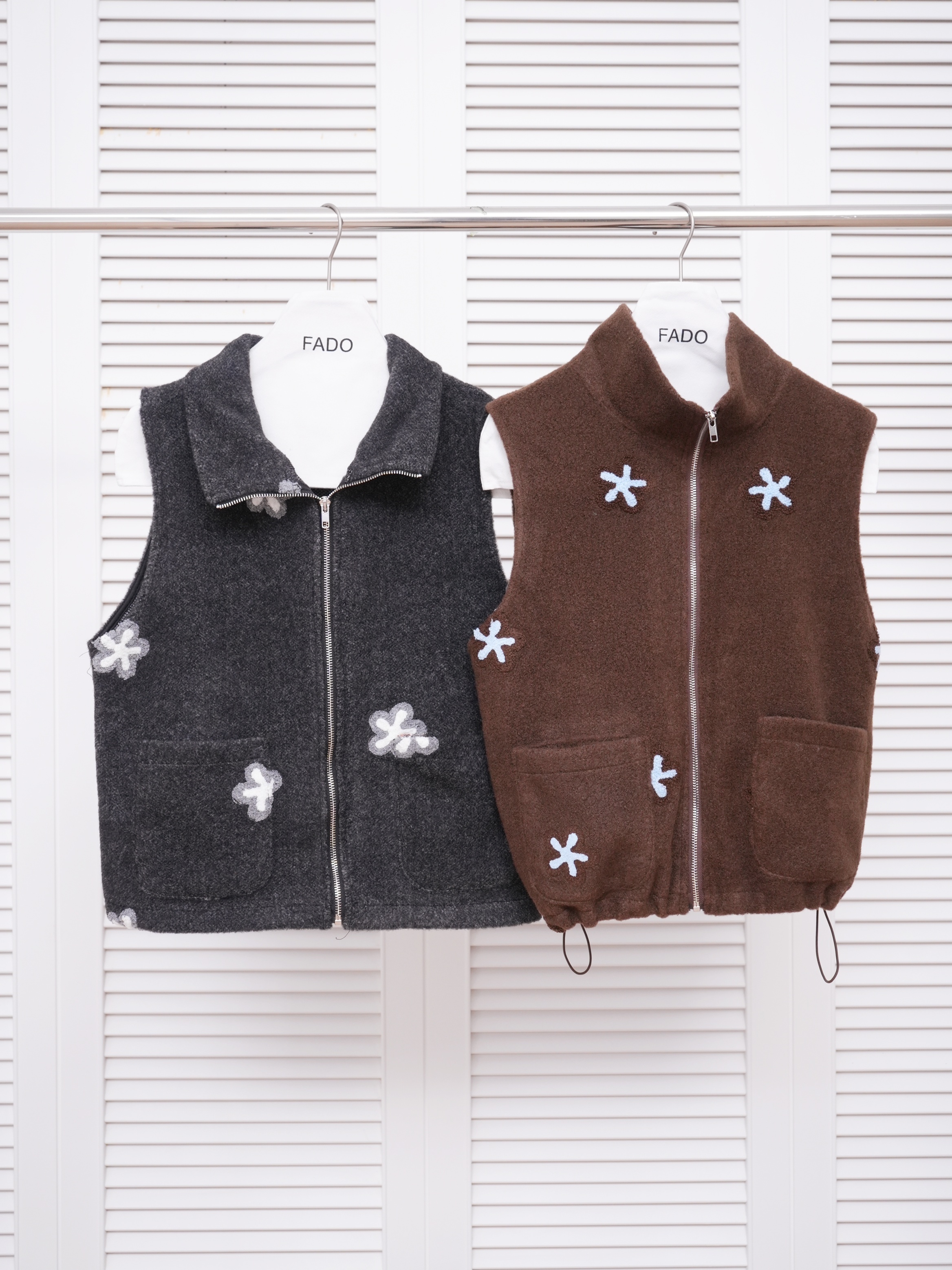 法朵Fado shop｜海星毛呢絨背心 8994003  三色