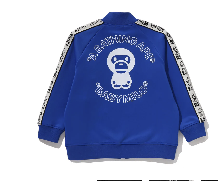 【BAPE童裝】0110 發售 BABY MILO LINE TAPE TRACK JACKET