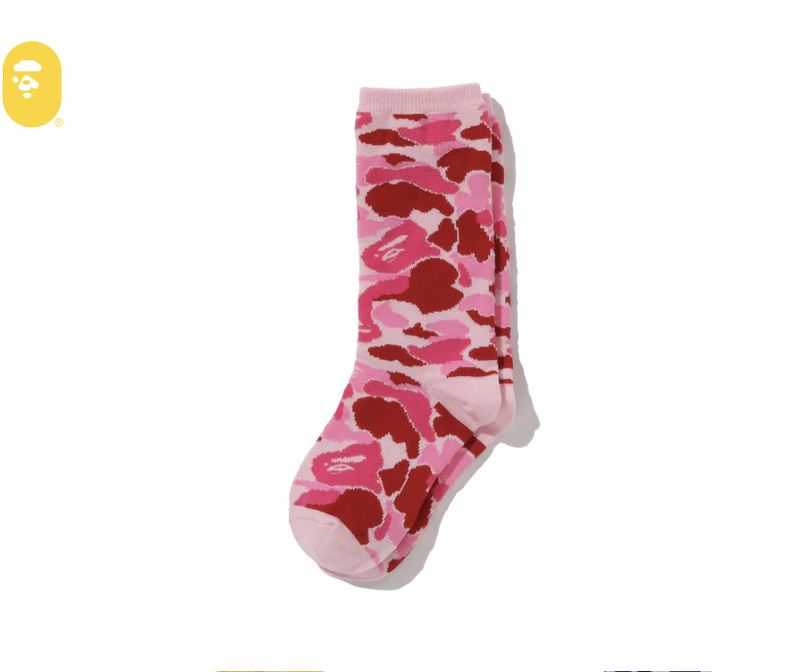 【BAPE配件】兒童尺寸 0110 發售ABC CAMO SOCKS