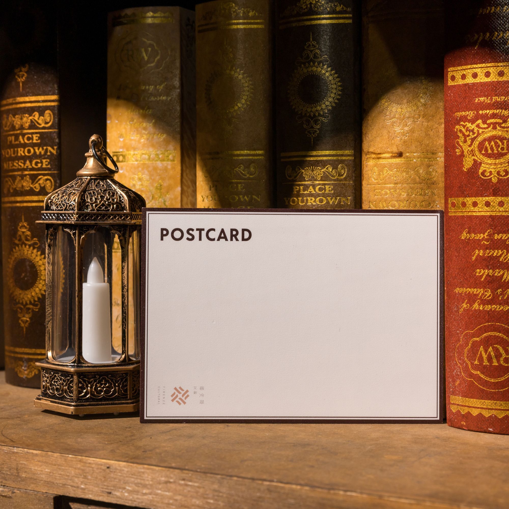 世界古文明 木質明信片｜獵獅浮雕