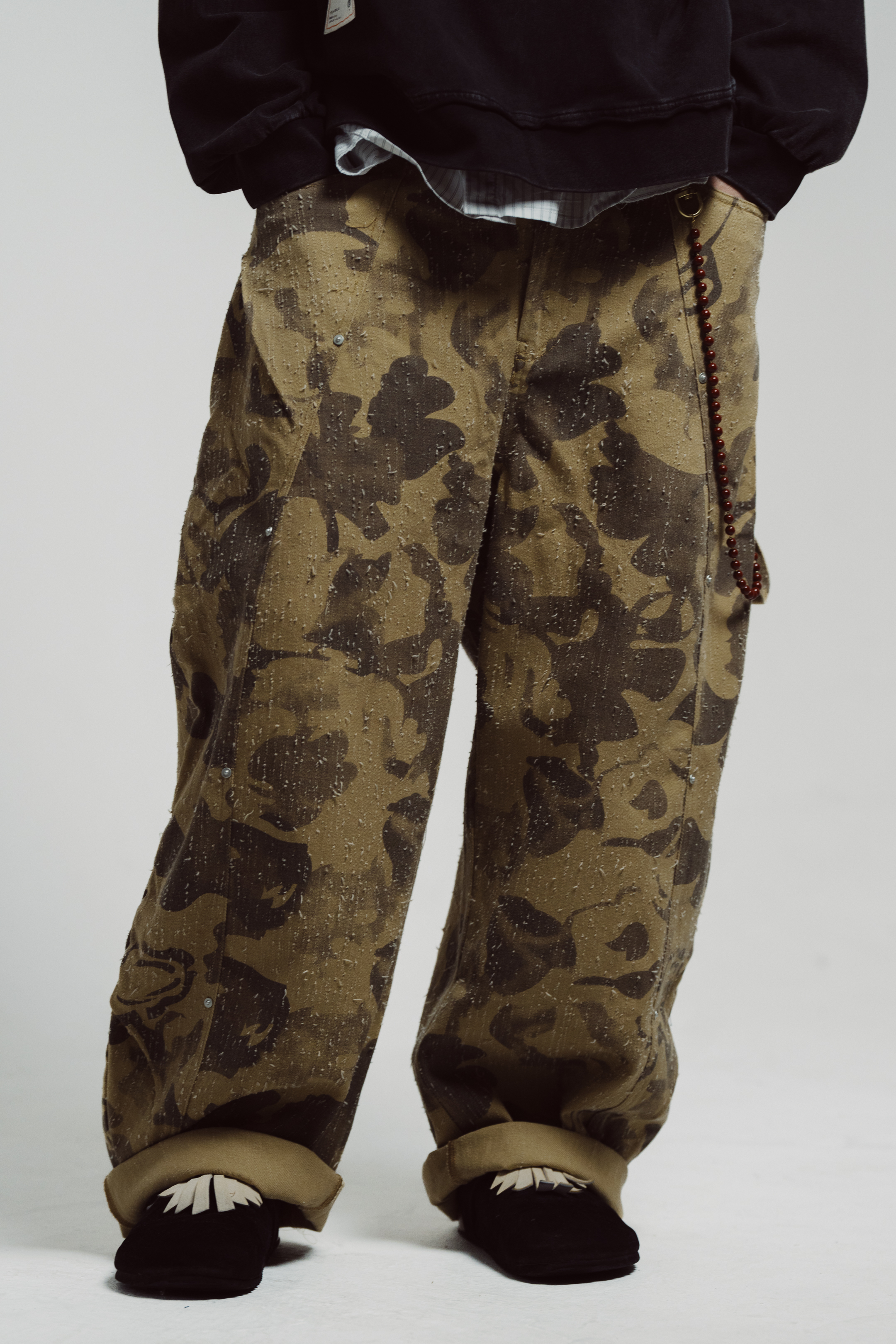Camo Grinding Balloon Cut Pants｜Camo｜Hong Kong Original Design