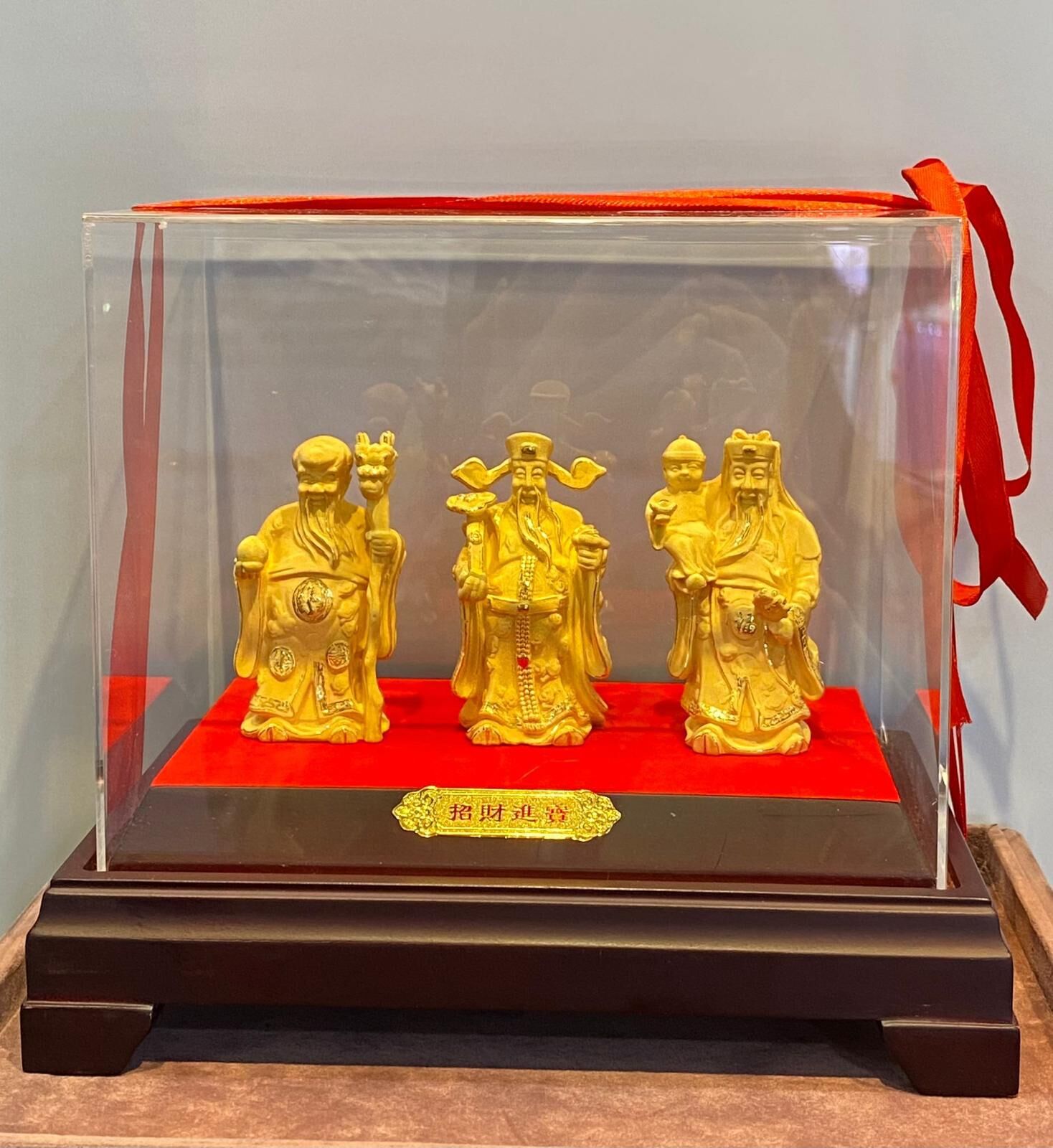 TG012 G12 福祿壽（絨沙金擺件）