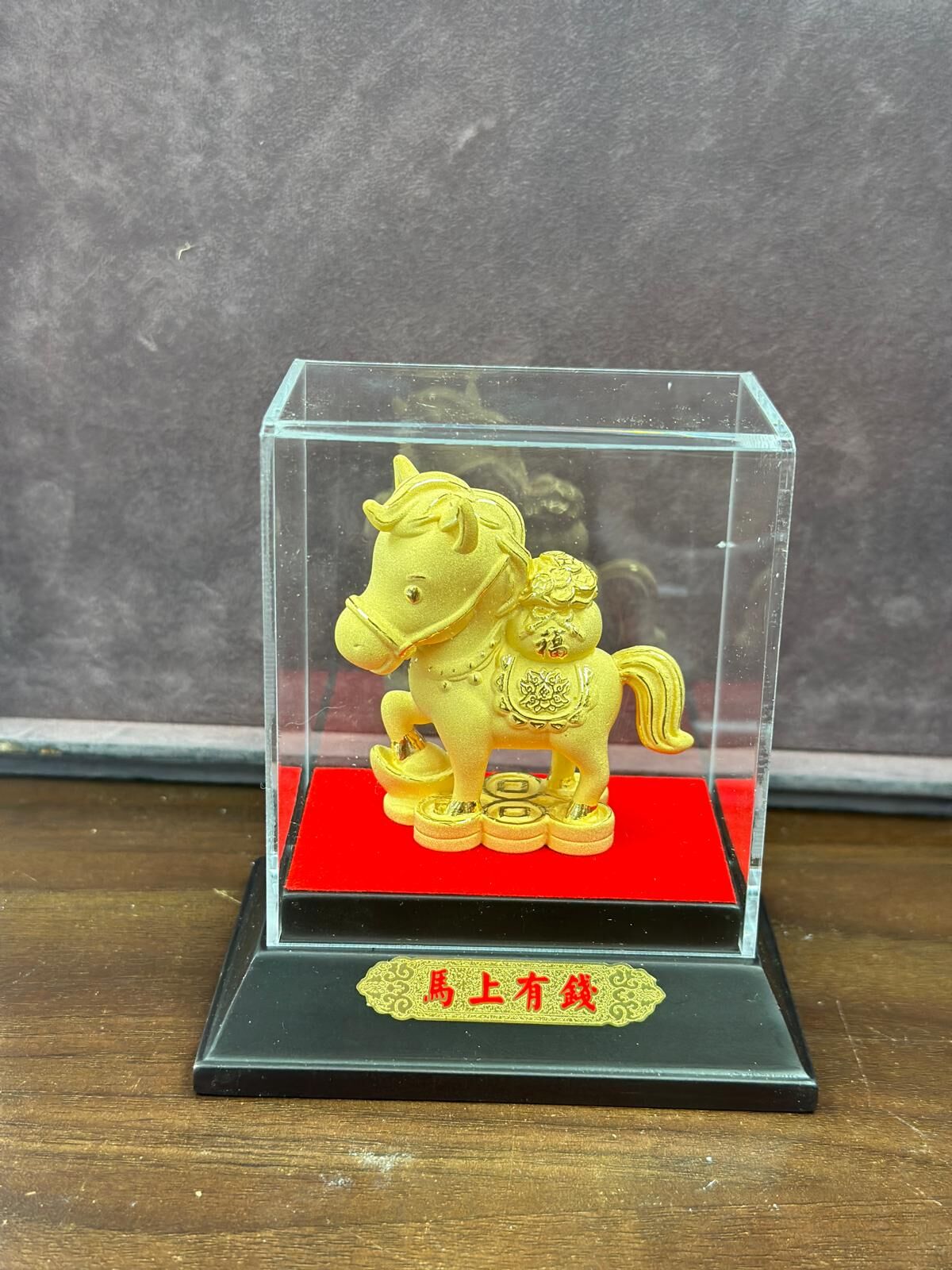 TG009 G9 馬上有錢（絨沙金擺件）