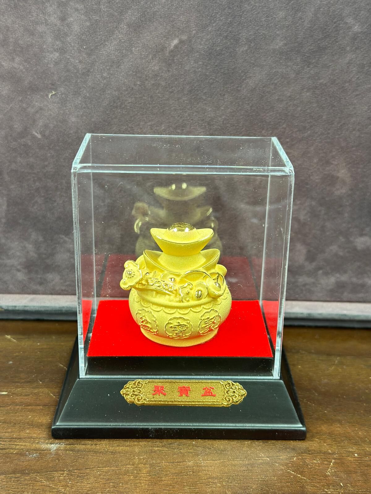 TG008 G8 聚寶盆（絨沙金擺件）